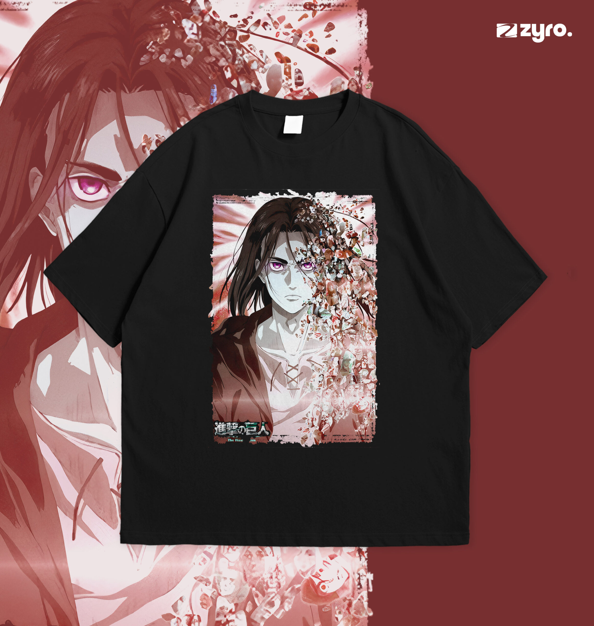 14 Attack on Titans Exclusive Drop Shoulder - Image 1