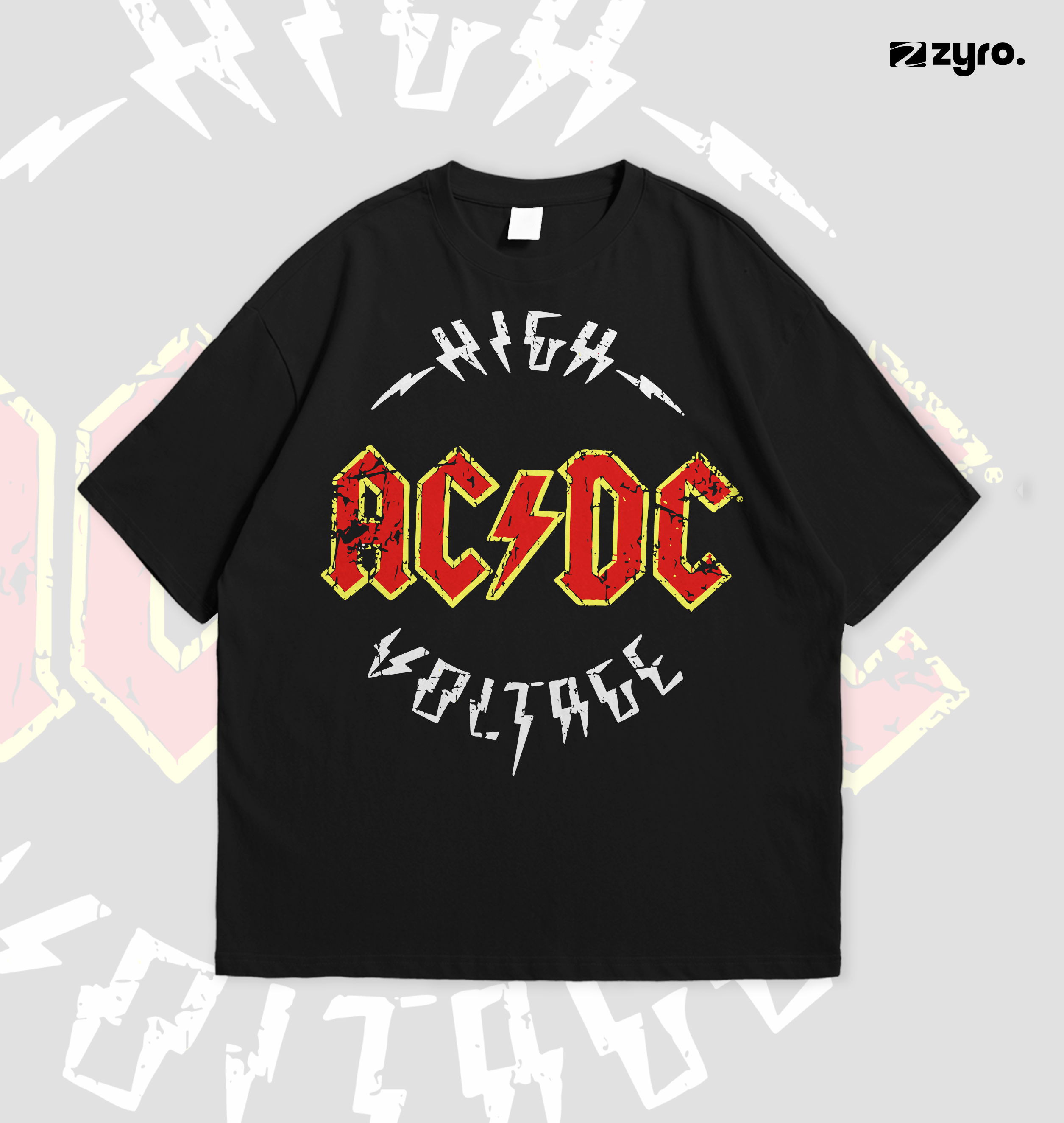 AC DC Drop shoulder by ZYRO